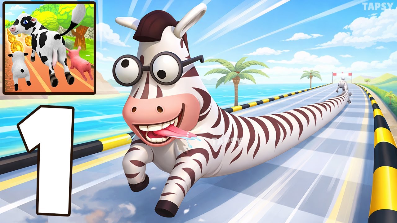 🐾 Animal Run Gameplay Walkthrough Part 1 – Satisfying Evolution & Fast Runs (Android,iOS)