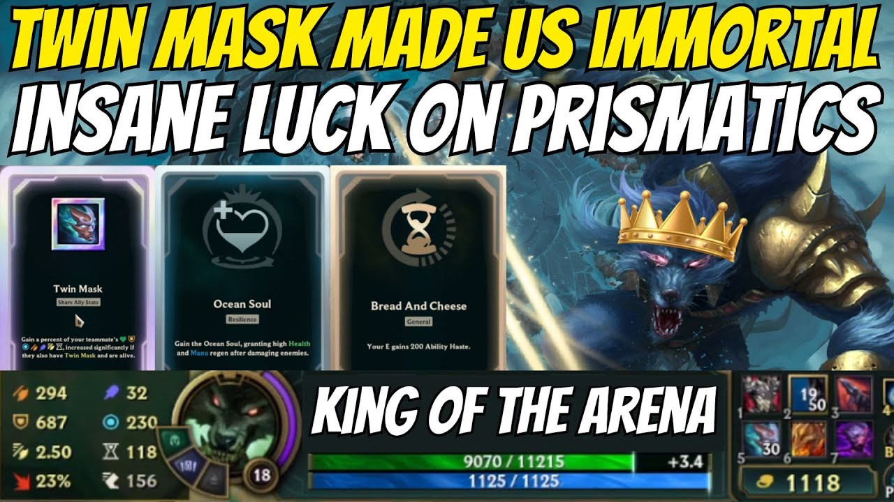 This ONE Augment Makes Warwick UNKITABLE | Insane Uptime!!! | King Of The Arena