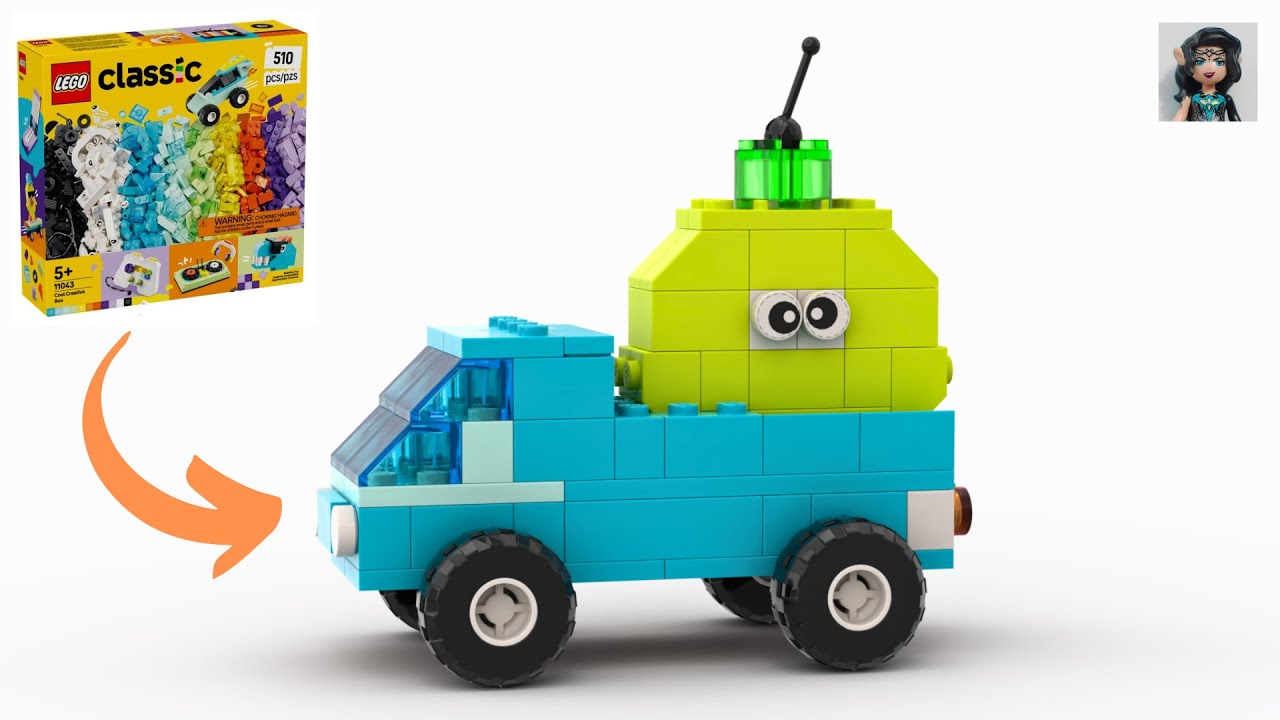 TRUCK with PUMPKIN Lego classic 11043 ideas How to build