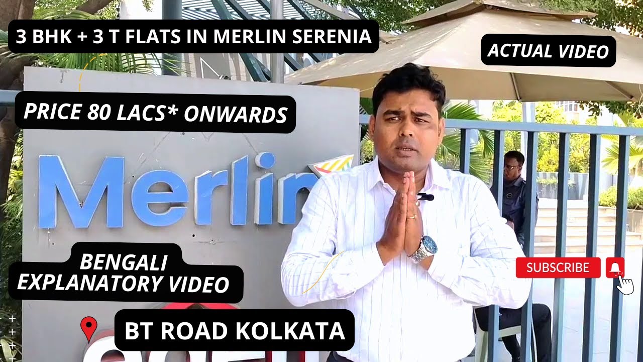 3 BHK + 3 T Flats In Merlin Serenia |☎ 7604092445 | 3 BHK Flats For Sale in BT Road Kolkata #3bhk
