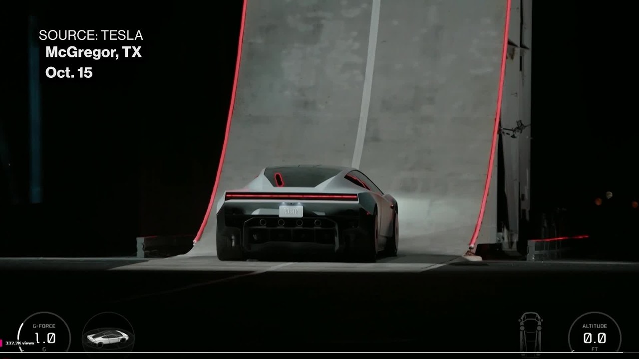 Tesla показала долгожданный Roadster, способный к полетам