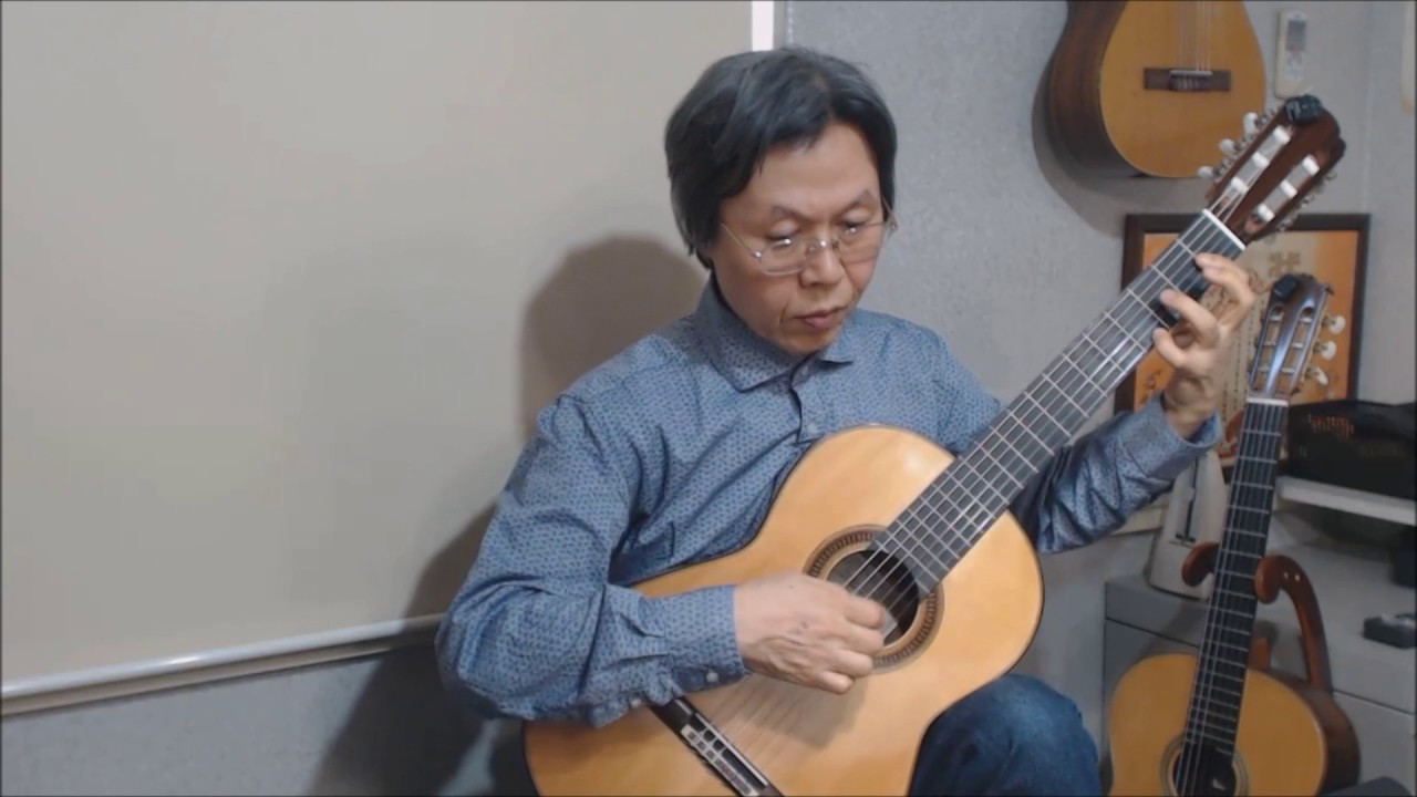 Estudio Fminor　D .Aguado　エチュード   ヘ短調　アグアド　6/8拍子　石田　忠　Tadashi　Ishida　クラシックギター