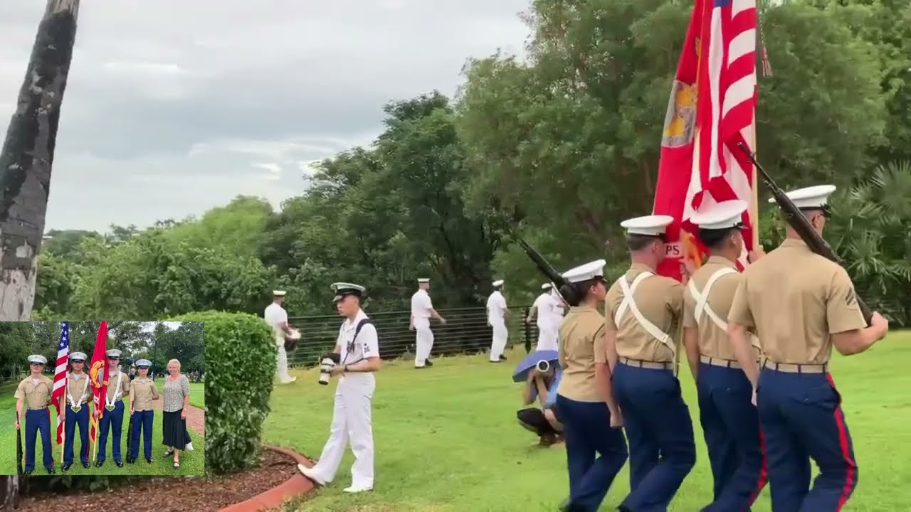 USS Peary Memorial Service 2026 attended by Mike Harris Queensland President of the AAA (Qld Div)