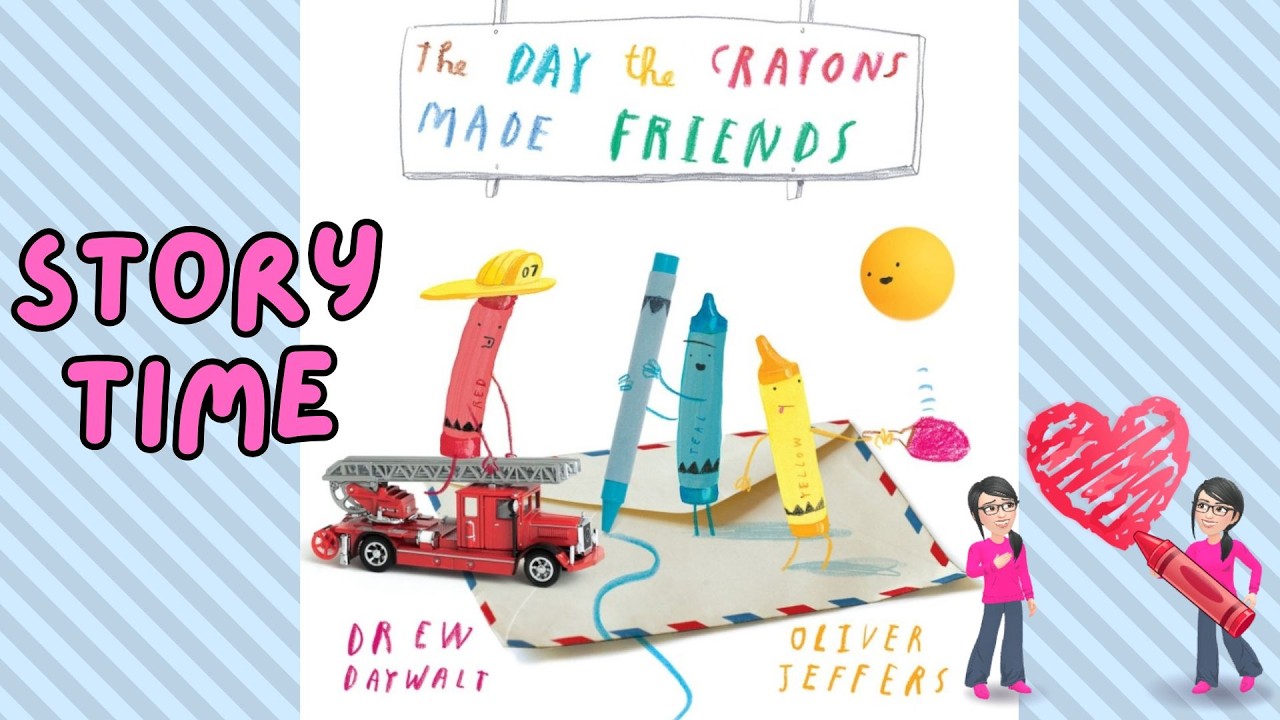 The Day the crayons made friends //Story Time for kids