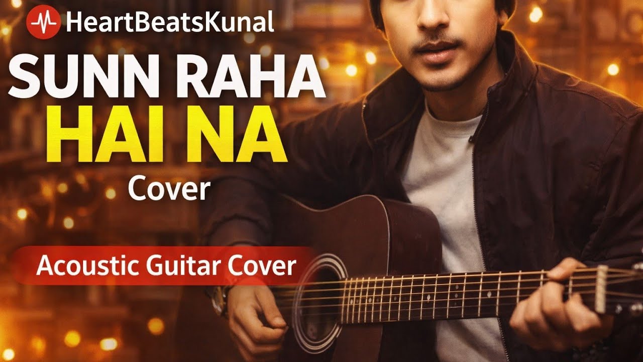 Sunn Raha Hai Na Tu ❤️ | Acoustic Guitar Cover | HeartBeatsKunal