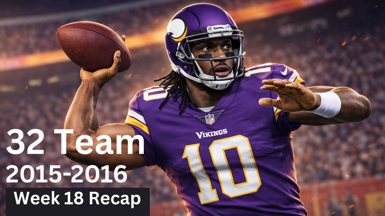 Madden Retro League 15-16 Week 18 Recap