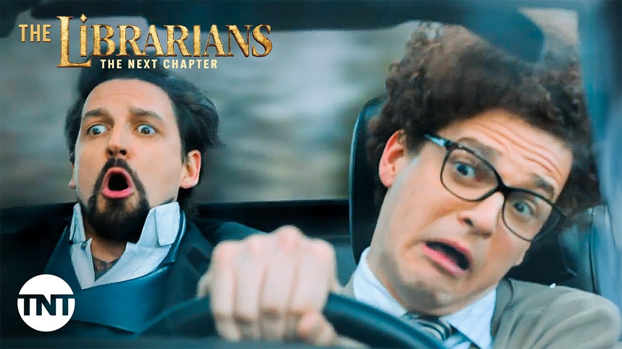 Charlie Saves Vikram From a Runaway Car [CLIP] | The Librarians: The Next Chapter | TNT