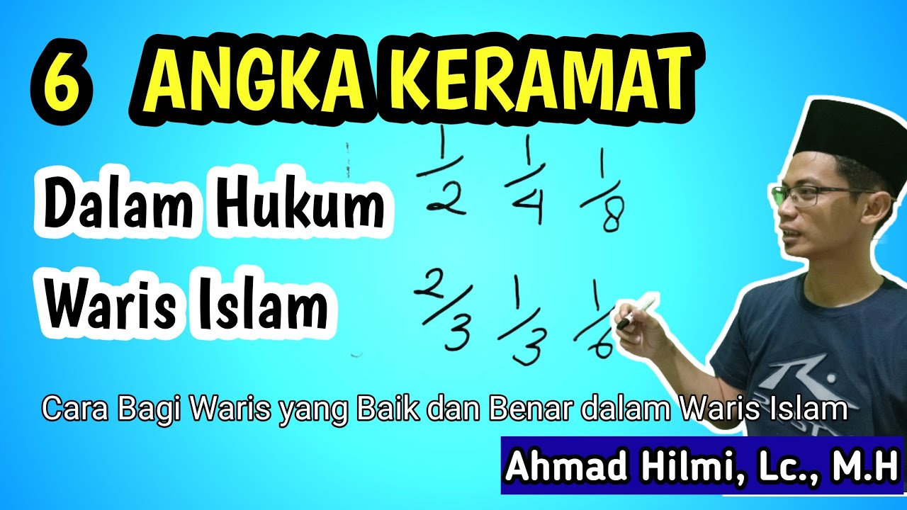 tata cara menghitung  & membagi warisan dalam hukum islam, ahli waris asobah dan fard, fiqih