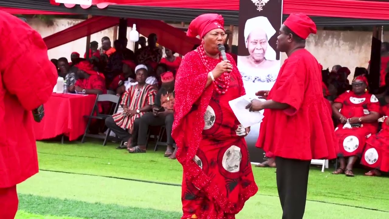Reception: Fúneral for the late Madam Juliana Adjua Mensah-Dzokoto held last Saturday in Nungua
