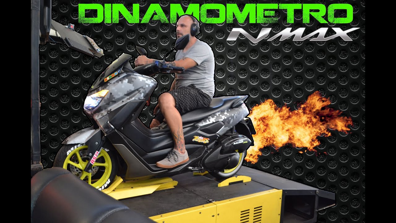PASSEI A NMAX COM KIT MALOSSI NO DINAMOMETRO