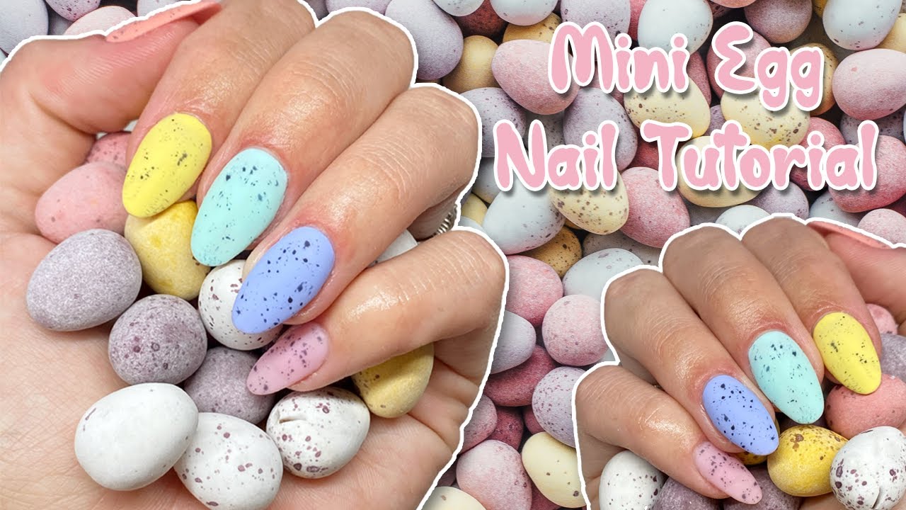 MINI EGG EASTER GEL NAIL TUTORIAL 🐣 | LOOKFANTASTIC.COM
