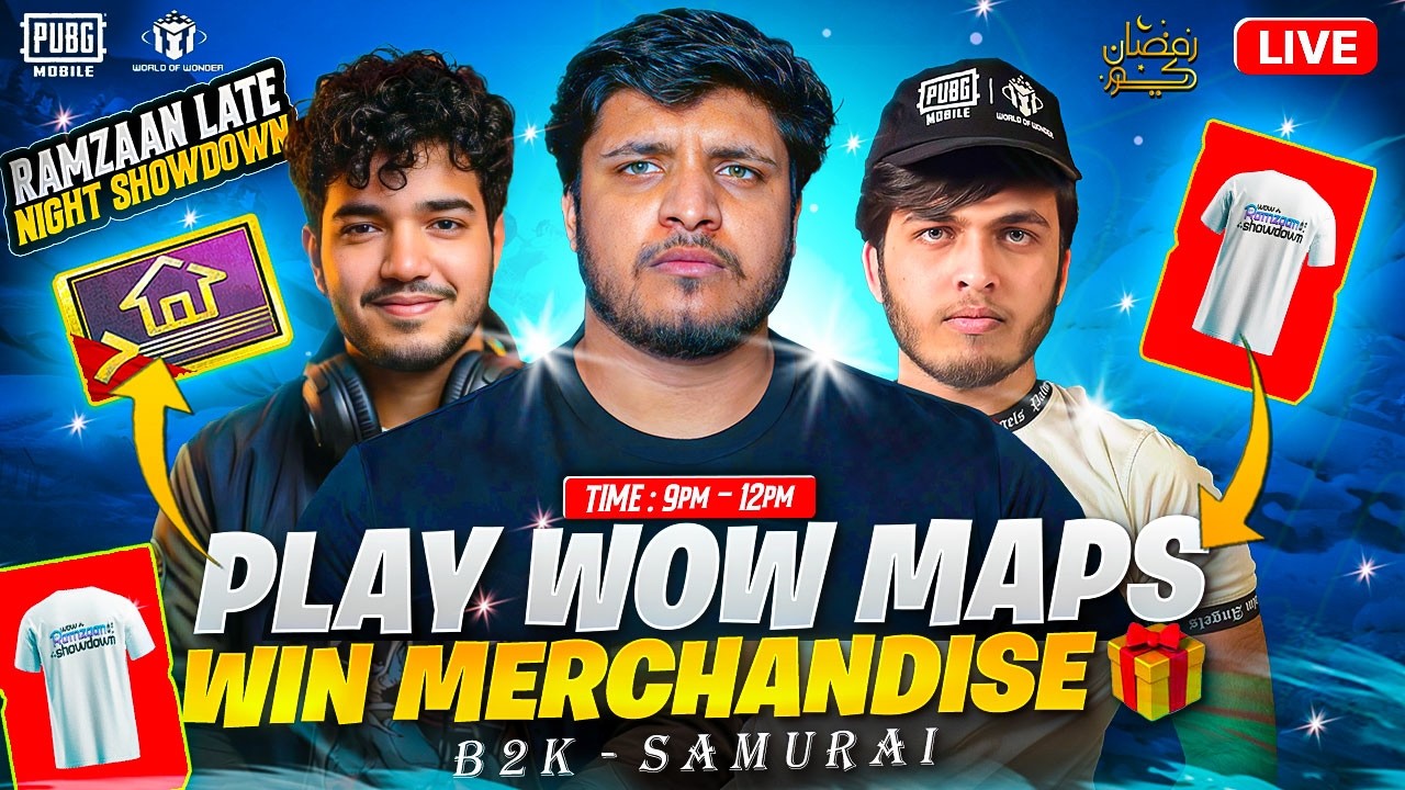 PUBG M WOW RAMZAAN LATE NIGHT SHOWDOWN DAY 3