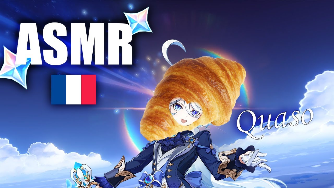[ASMR] A Frenchman pulls for Furina 🥐🥖(whispers and gum sounds)
