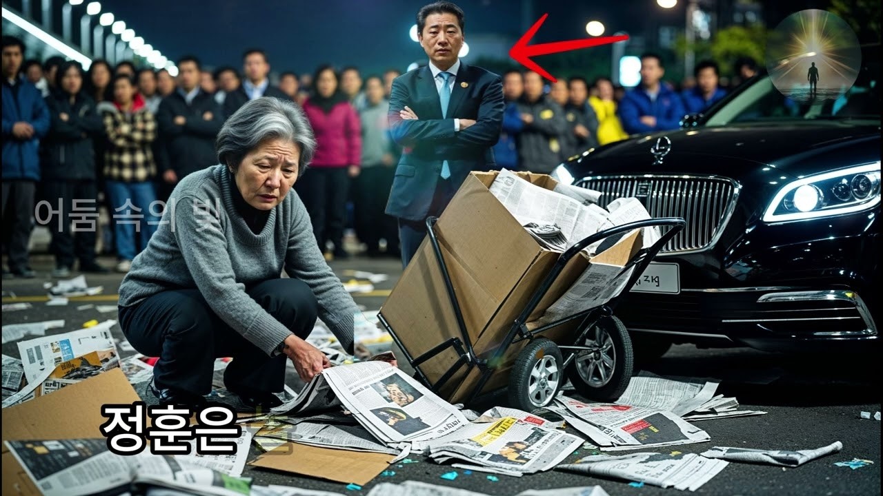 세 폐지 할머니가 외제차 긁자, 아들 등장! 믿기 힘든 반전!