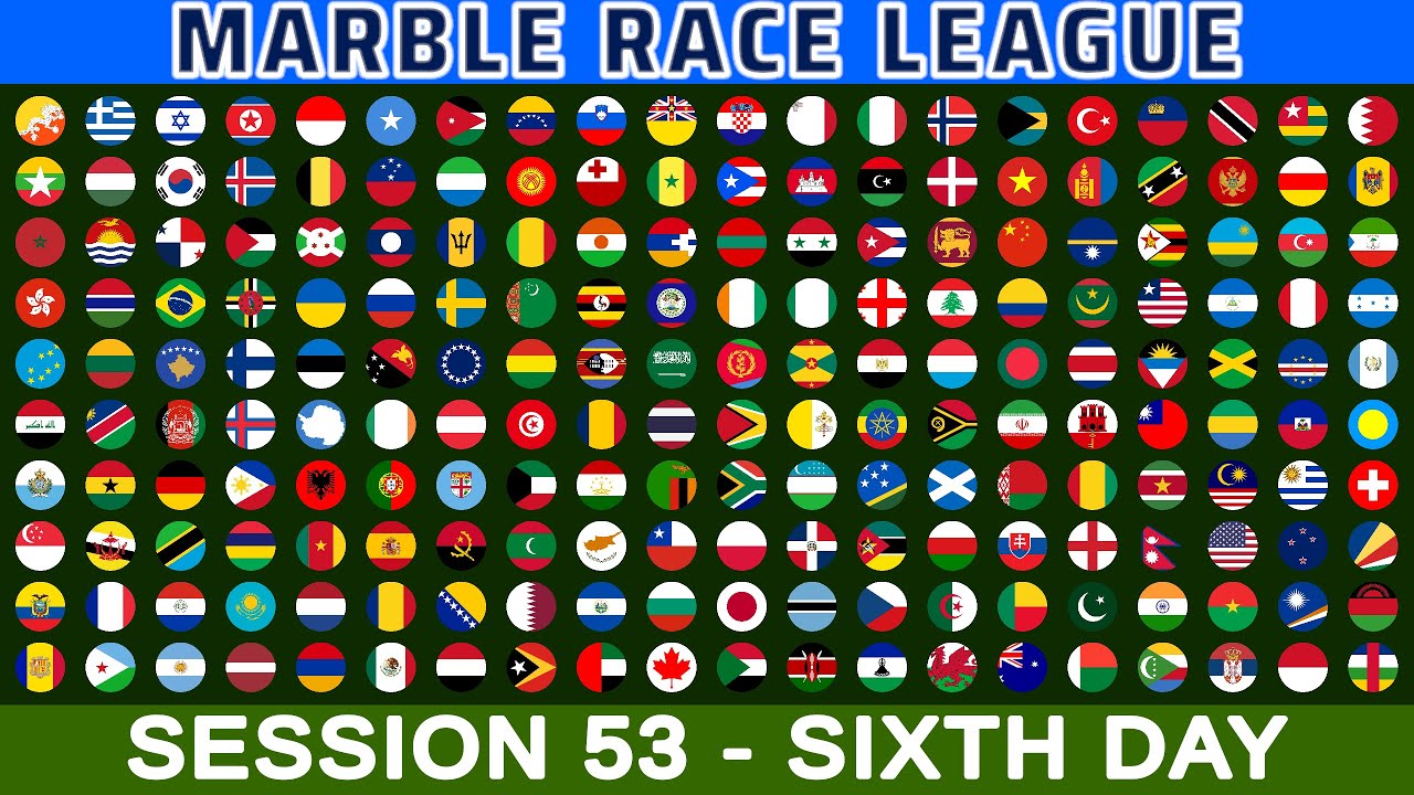 Marble Race League Session 53 Sixth Day ~ 200 Countries