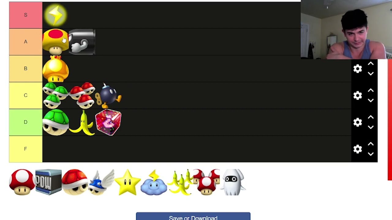 Mario Kart Wii Item Tier List