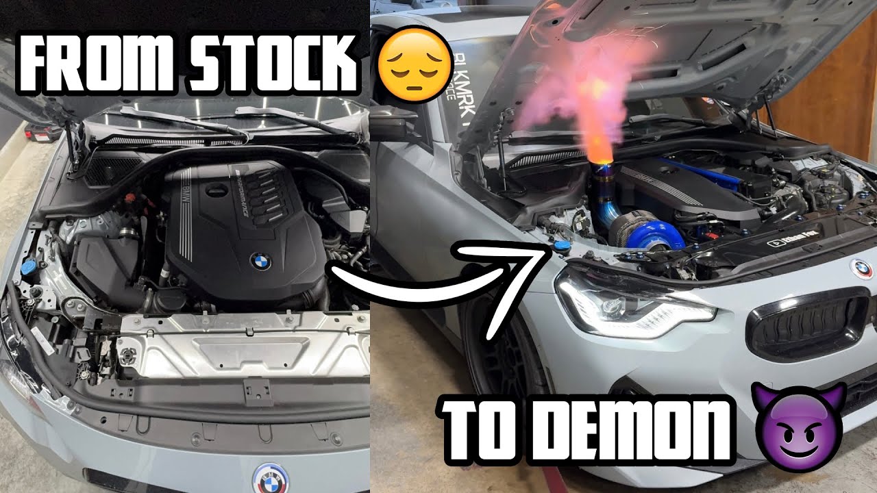 СОБИРАЮ СВОЙ БОЛЬШОЙ ТУРБОНАДДУВНЫЙ BMW M240I ЗА 13 МИНУТ!!!