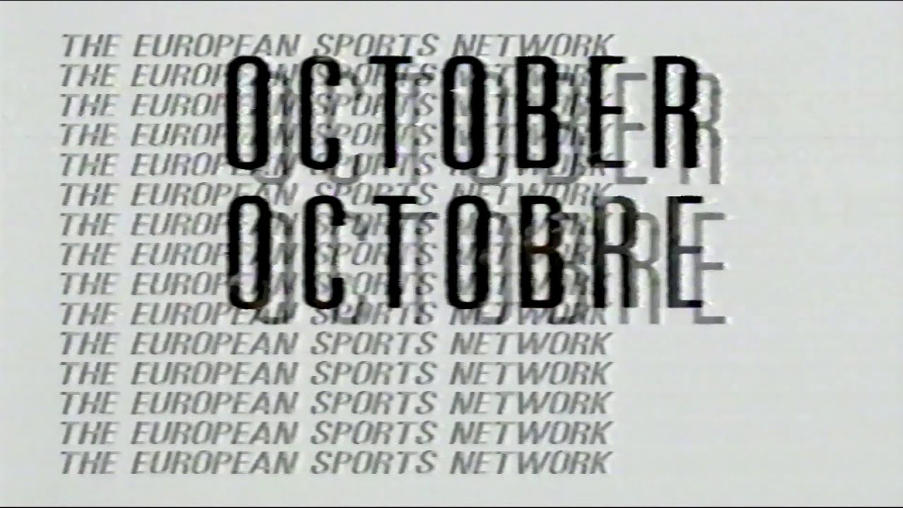 The European Sports Network 1989 trailers idents