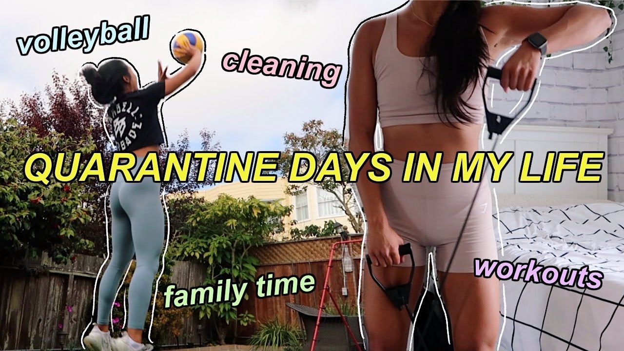 A Few Days at Home | family time, playing volleyball, cleaning, & more!