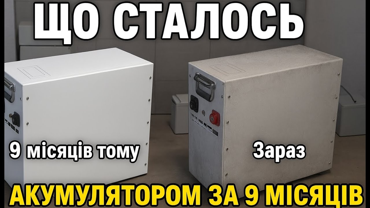 Що стало з САМОЗБІРНИМ АКБ за 9 місяців ???