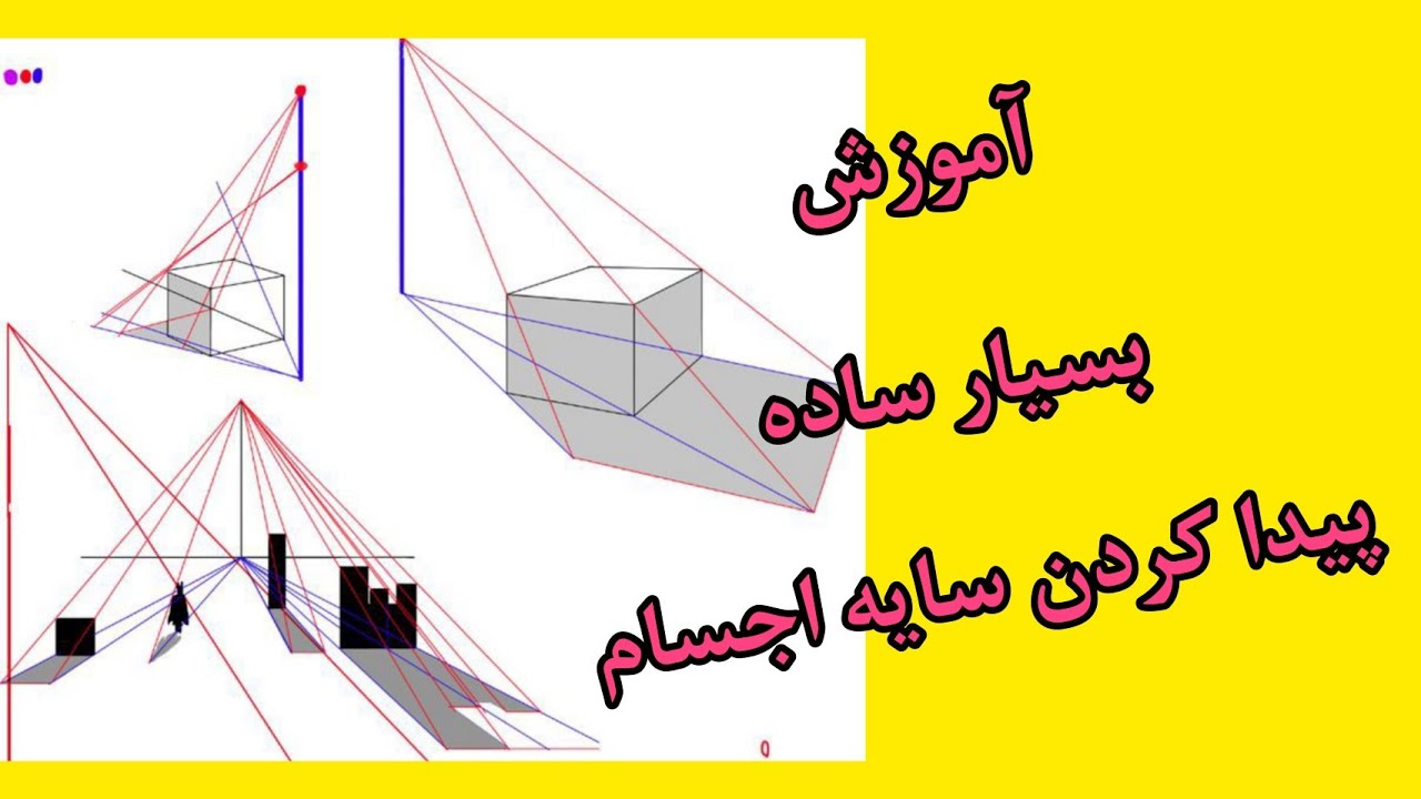 آموزش پیدا کردن سایه اجسام