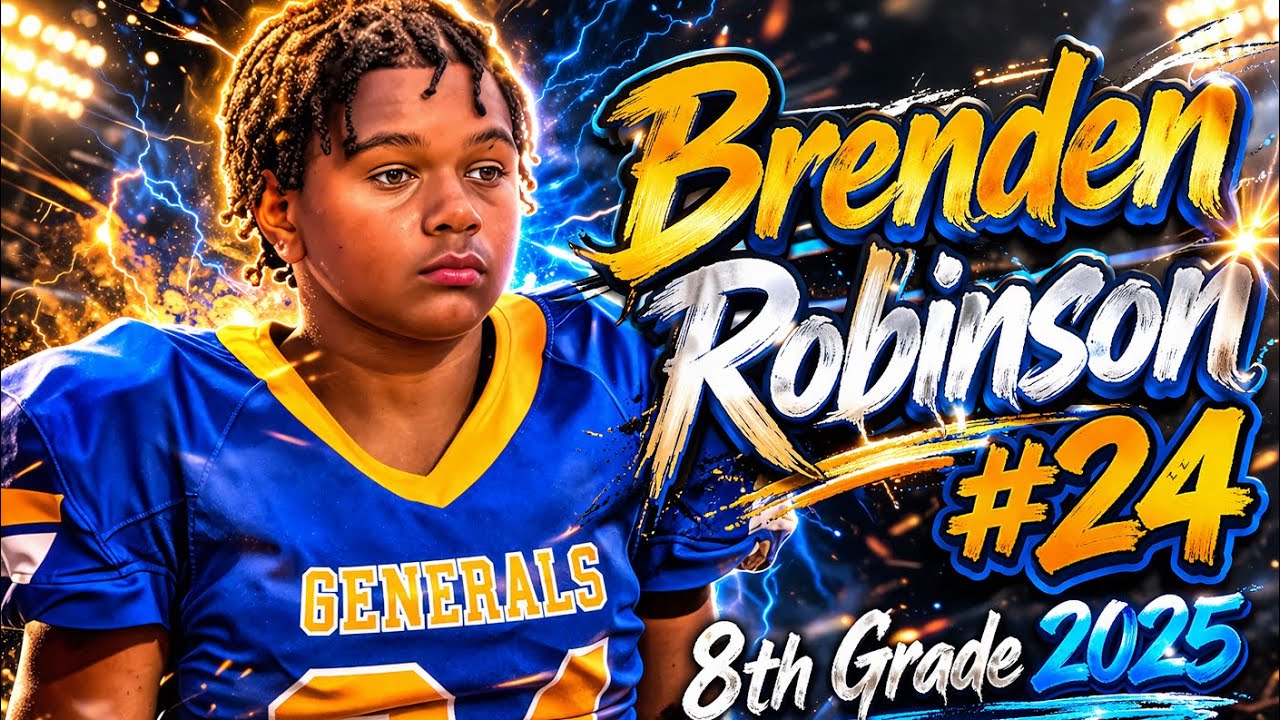 Brenden Robinson #24 Wooster 8th Grade 2025