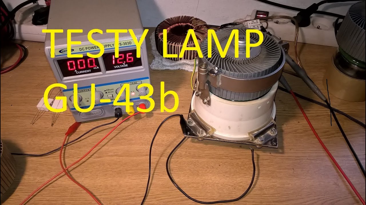 Test lamp GU43b wg metody PA0FRI