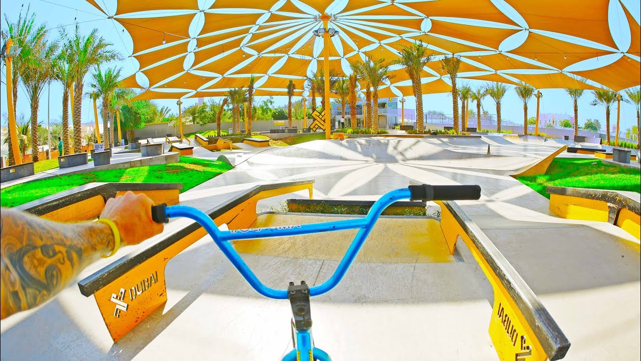 DUBAI'S 2,000,000$ SKATEPARK BMX RIDE!