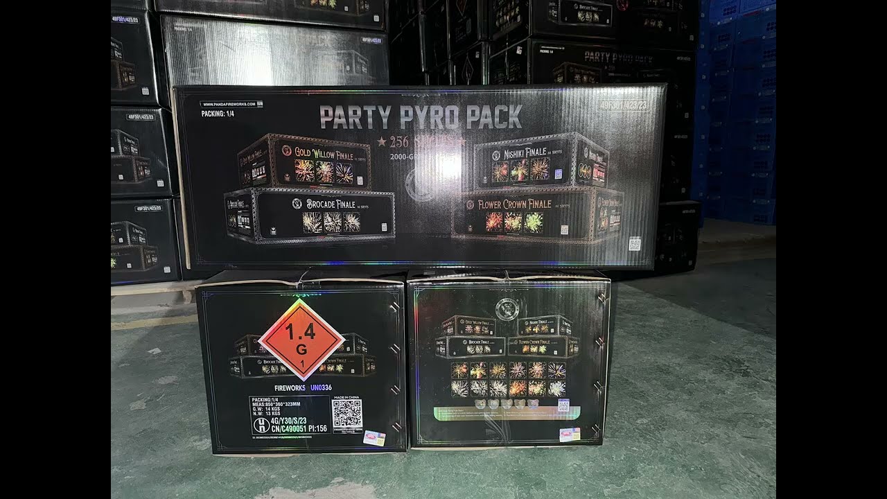 PARTY PYRO PACK P5585 WINDA FIREWORKS TEST