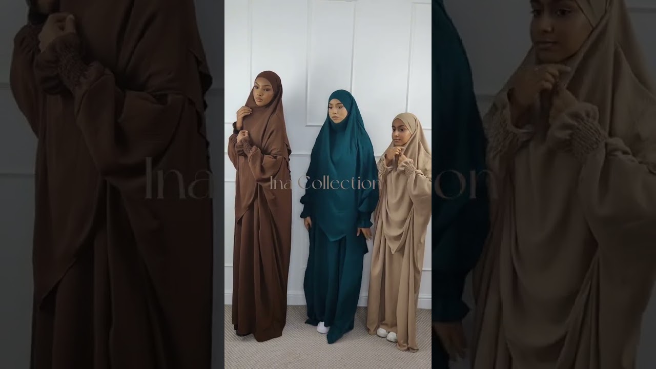 Abaya and Khimar 2 Layer Set#khimar #abaya #modestfashion #tutorial #abayafasion #modestoutfits