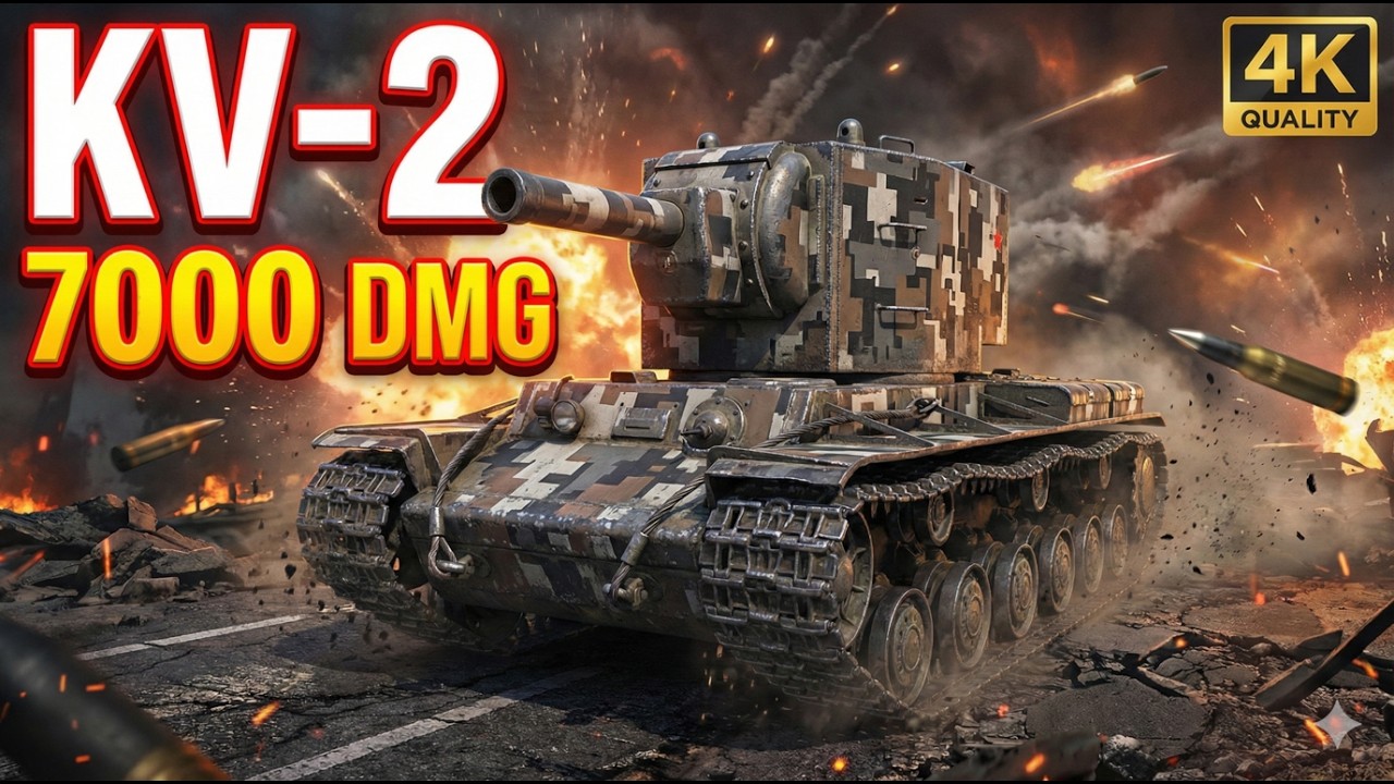 Insane KV-2::7000 Damage