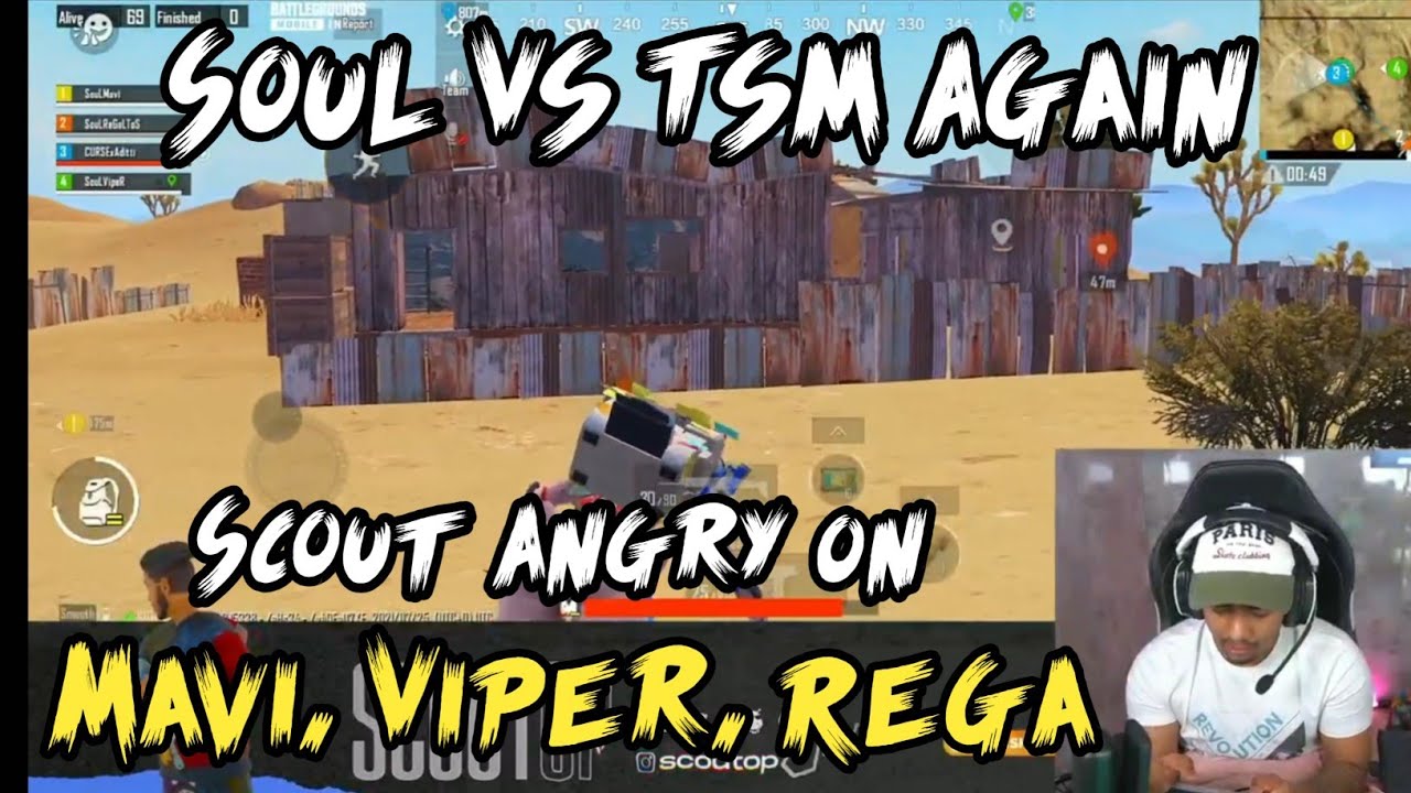 [Scout POV] Scout Angry On Mavi, Viper, Regaltos after Wiped Out By TSM || Soul vs Tsm Again