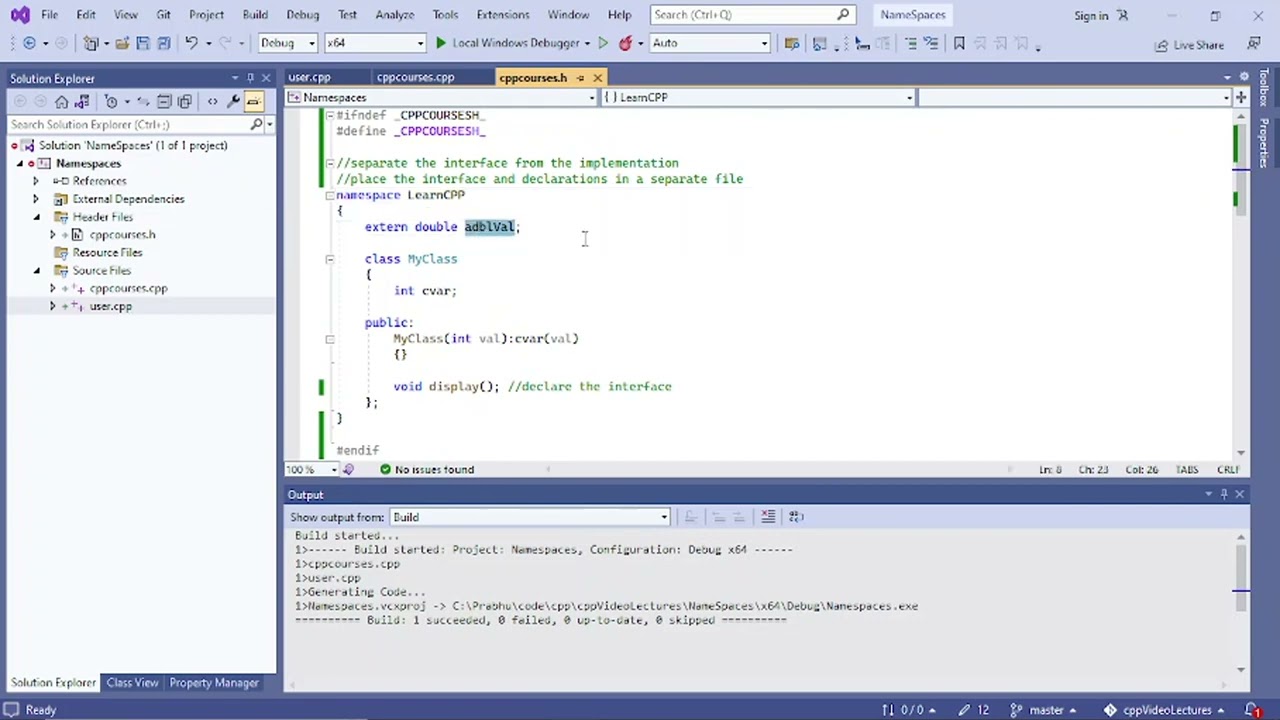 Namespaces