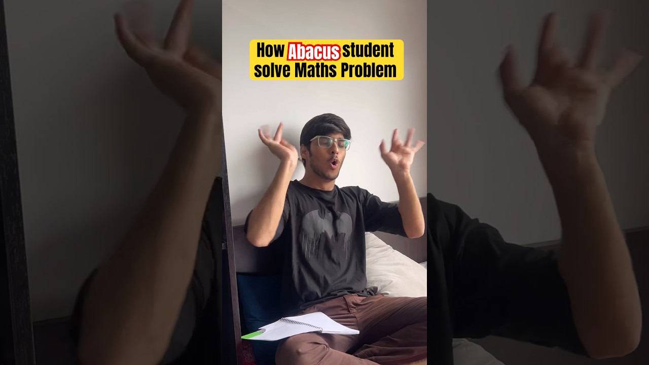 Maths Problem🤣🔥 #shorts #relatable #funnyvideos #maths #abacus #students Shirish sharma..BB Artist