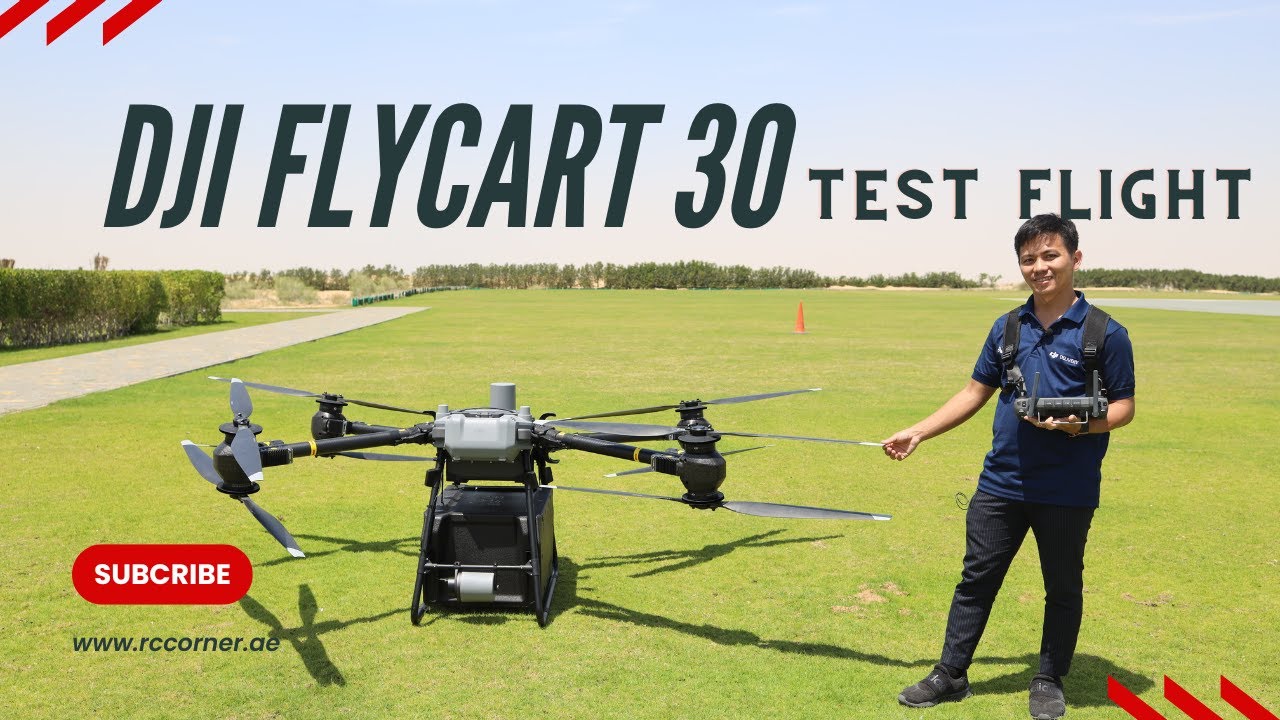 Первый испытательный полет с DJI FlyCart 30 | Революция в мире дронов! #DJI #FlyCart30 #DroneFlight