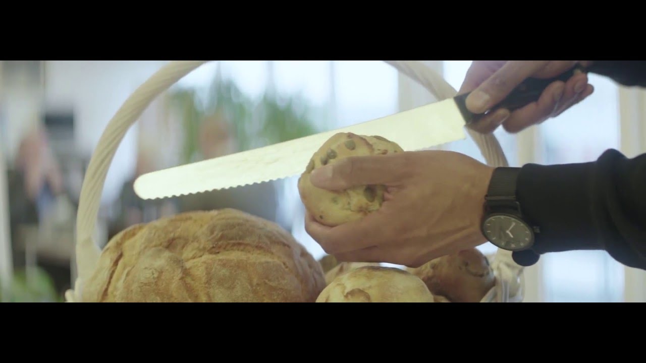 How artisan sourdough bread is baked on a large scale bakery