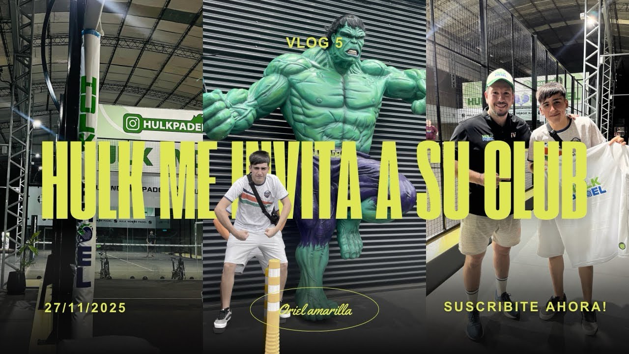 Capítulo 1 |Un poco de Padel en:Hulk Indoor Pádel, ¡Visitamos a Hulk y pasa esto! | Oriel Amarilla 🎾