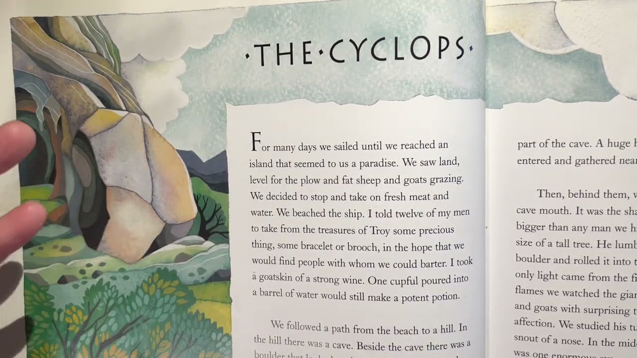 O03 Odysseus The cyclops, soft read night story asmr