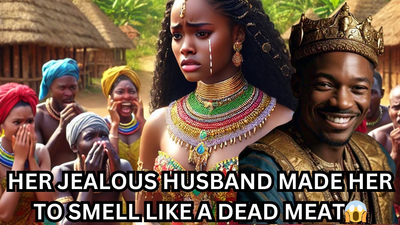 Her jealous husband made her to smell like a dead meat#folktales#africanfolktale#tales#story