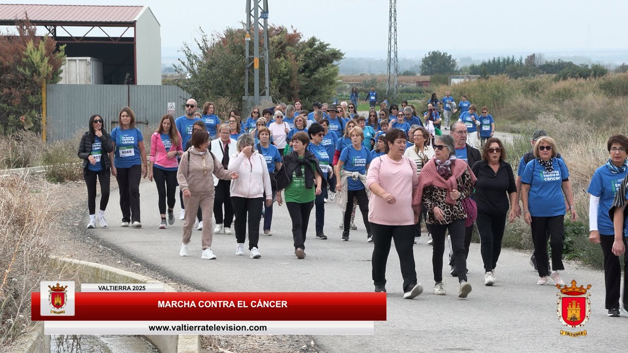 Marcha contra el cáncer Valtierra 2025