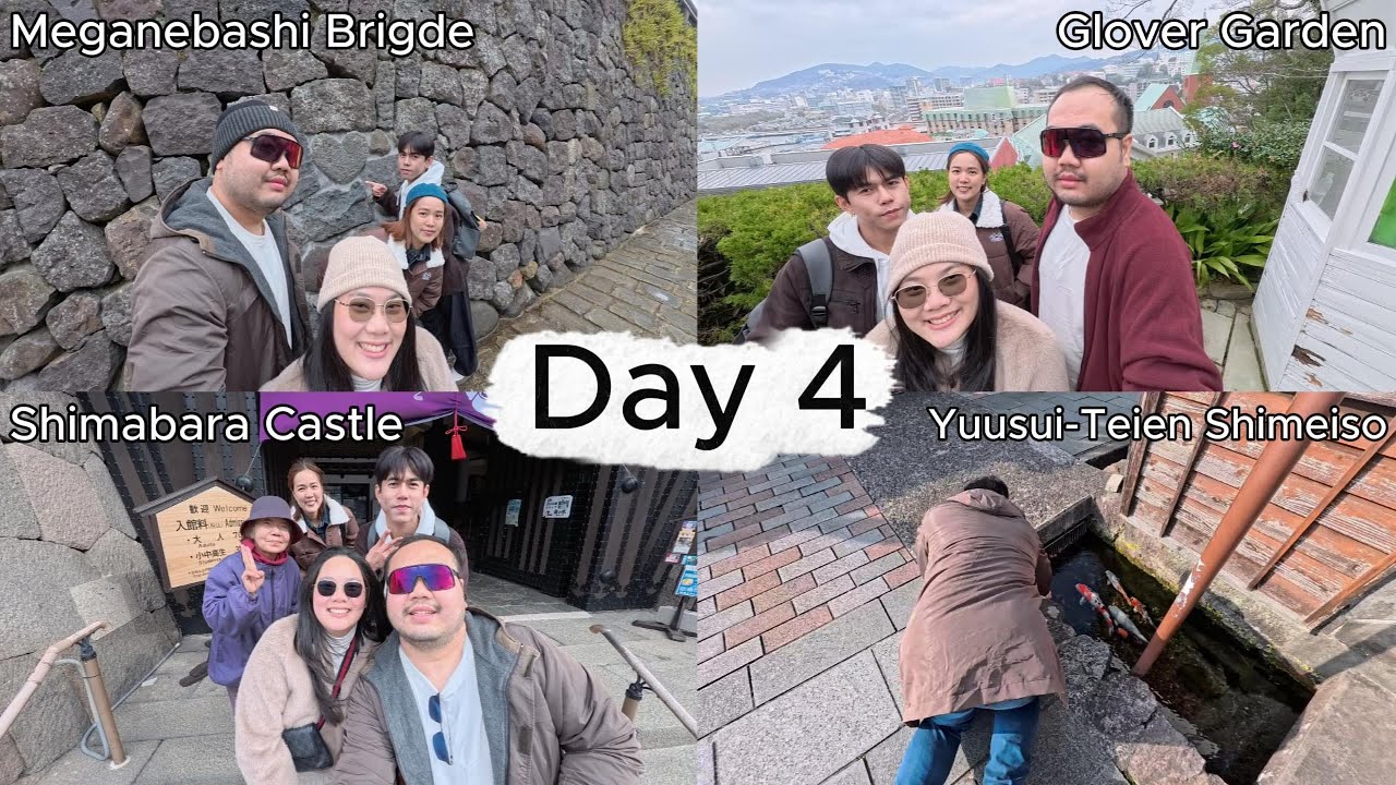เที่ยวญี่ปุ่น คิวชู EP.4 Meganebashi Brigde & Glover Garden & Shimabara Castle