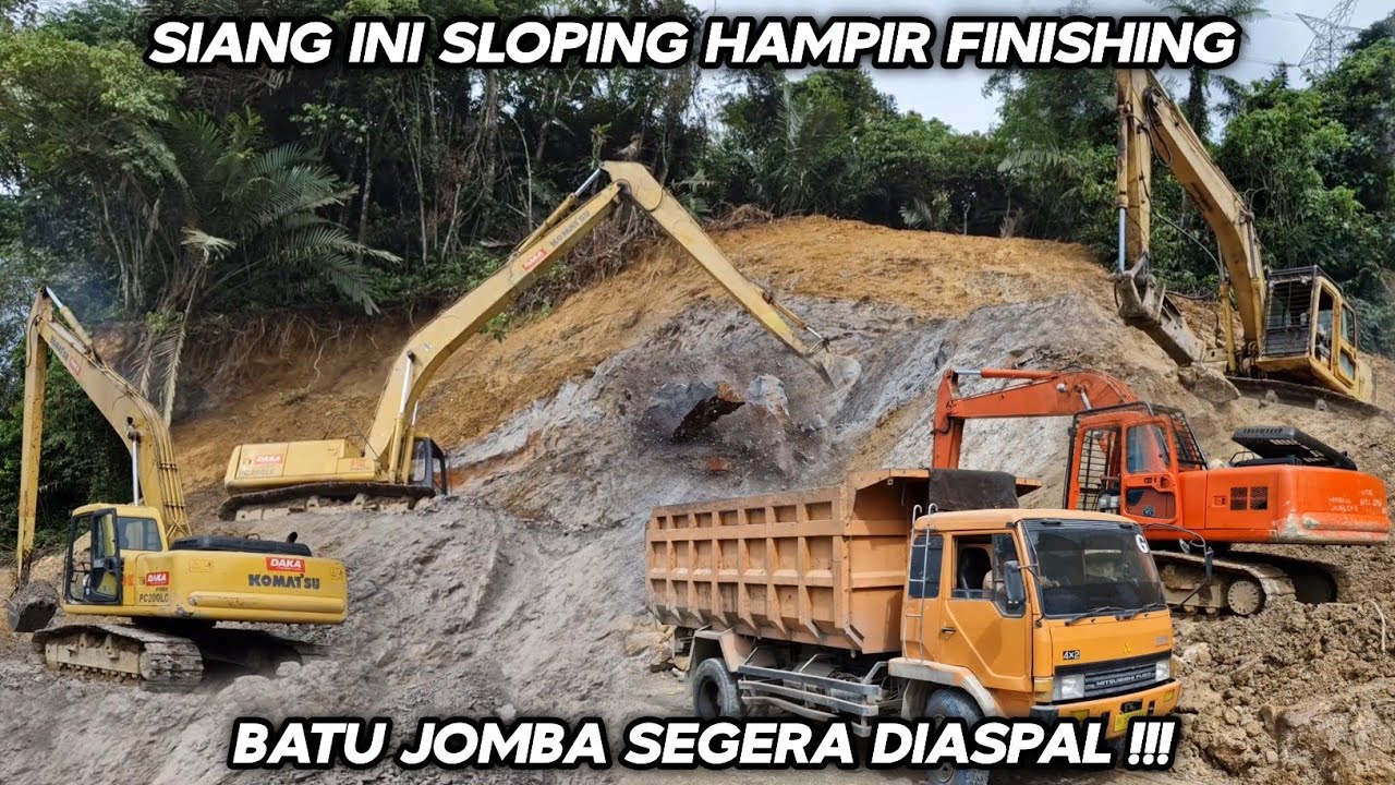 Siang Ini Sloping Hampir Finishing !!! Batu Jomba Akan Segera Diaspal