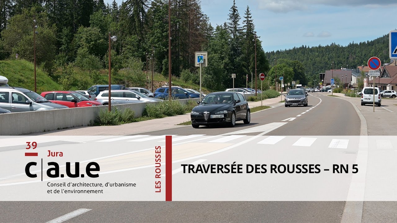 Aménagement de la Route Blanche en boulevard urbain, Les Rousses (39)