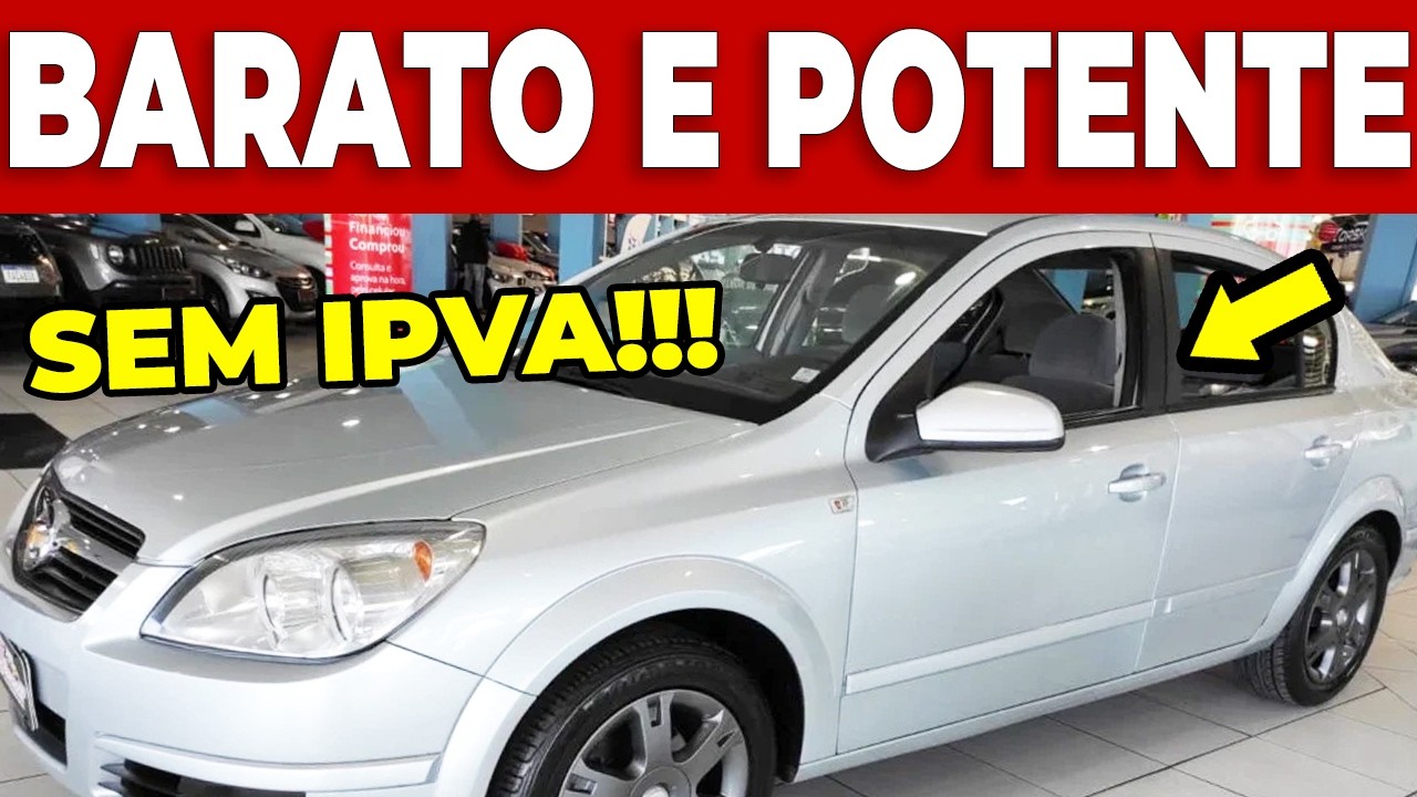 💸🚨OS 7 CARROS USADOS MAIS BARATOS PRA NÃO PAGAR IPVA EM 2026