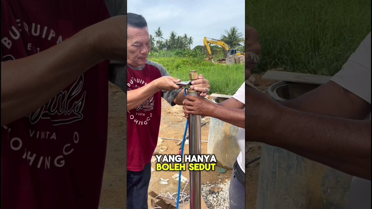 Pam Air Boleh Sedut Boring/Telaga 50 Kaki ke Atas!! 