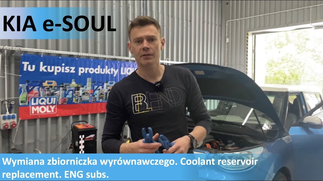 Wymiana zbiorniczka wyrównawczego w KIA e-SOUL |ENG subs| EV REPAIR