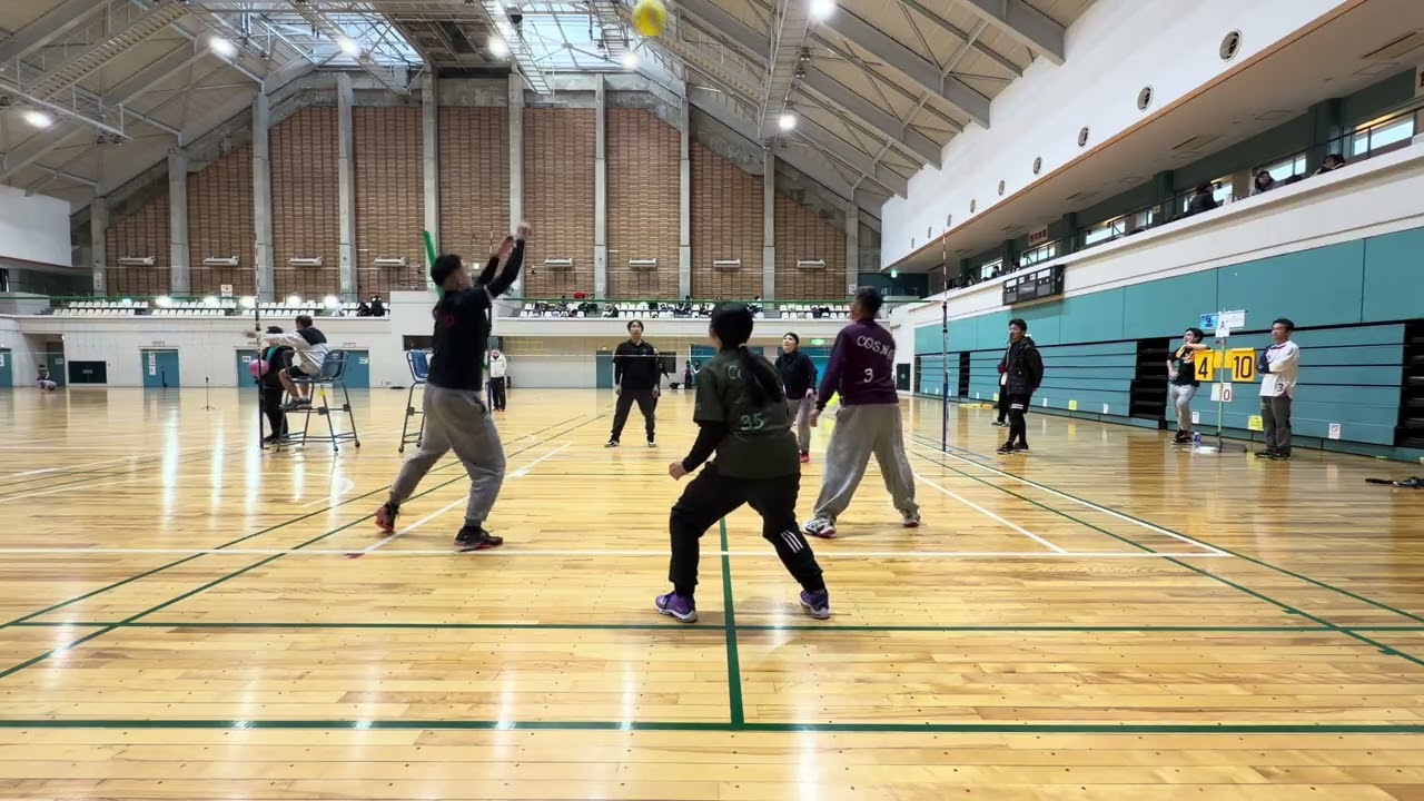 R8.2/1 ｿﾌﾄﾊﾞﾚｰ大会in古河市【1位決定戦】COSMO✖️SORA①