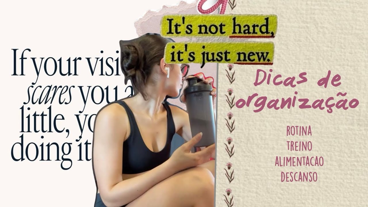 assistir esse vídeo vai te ajudar a conciliar sua rotina fit, trabalho e estudos :) ⭐️💌📚