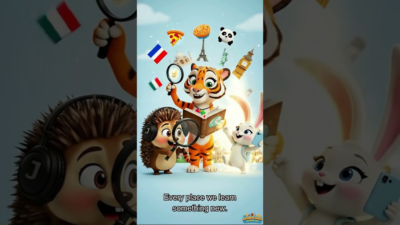 Around the World with Jay Emmy Zee! 🌍✈️ Fun Kids Travel Short