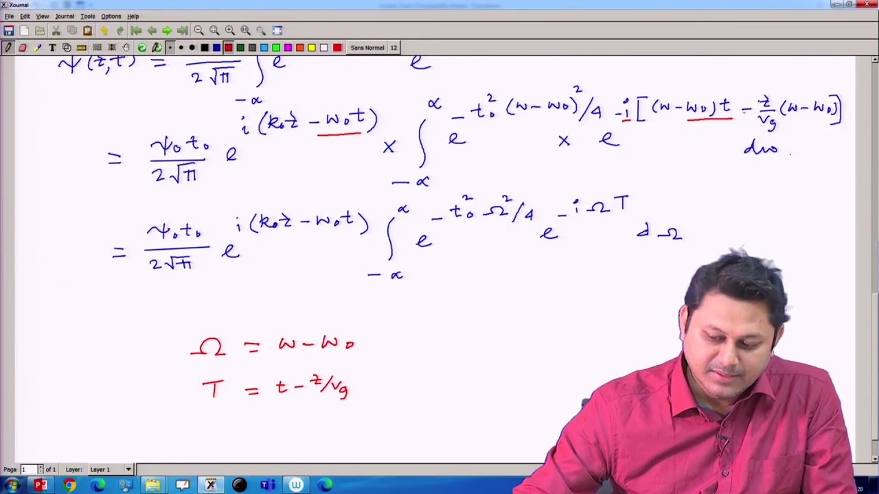 Pulse Propagation in Dispersive Medium
